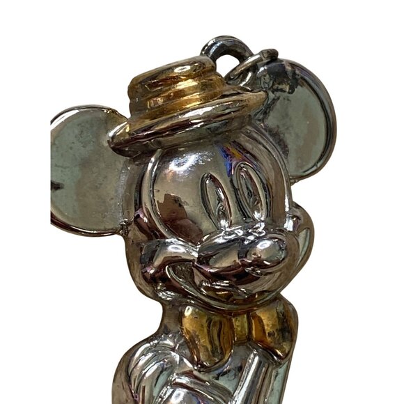 Disney Mickey Mouse Two-Tone Silver & Gold Plated Charm Pendant - Picture 6 of 8